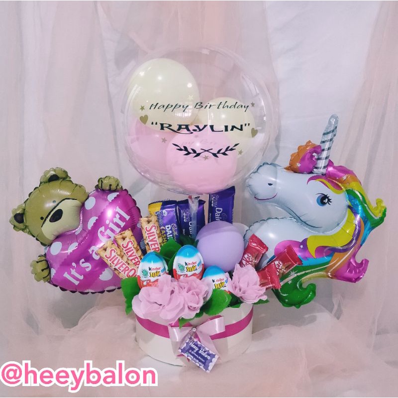 Balon Buket/Buket Snack/balon Snack/balon ultah/balon wisuda/buekt Snack/Snack box/