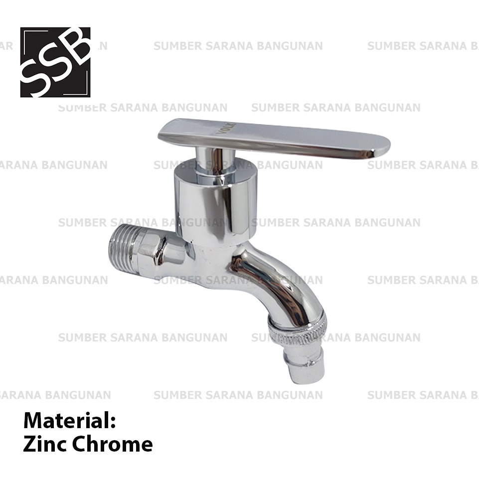 Kran Taman Volk / Keran Tembok Stainless Chrome