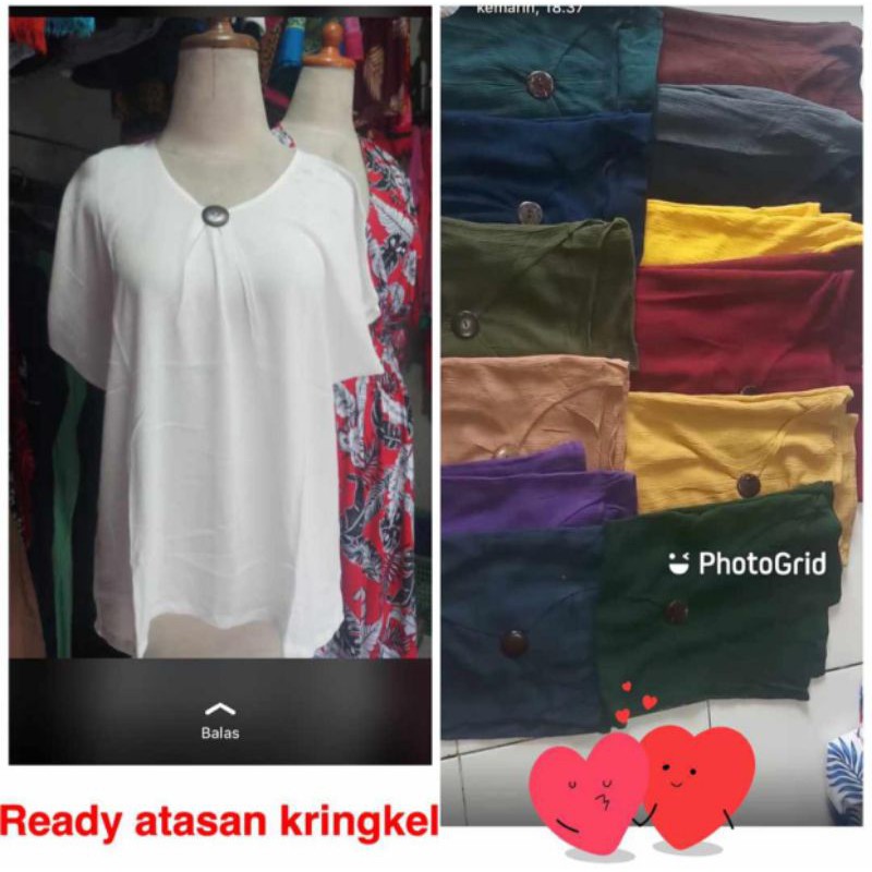 Atasan Kringkel Rayon Bali