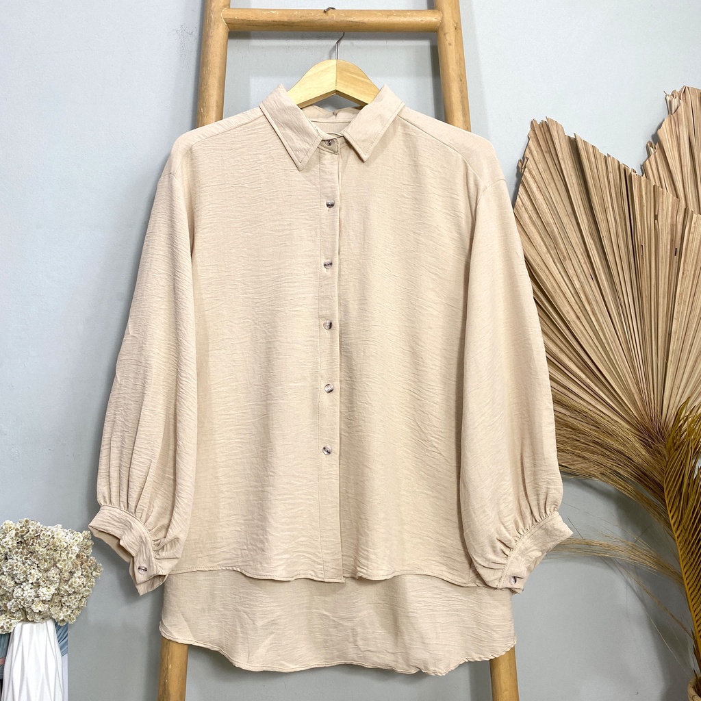 KEMEJA BLOUSE OVERSIZE GLADYS AIRFLOW DAILY OFFICE SHIRT PREMIUM B598