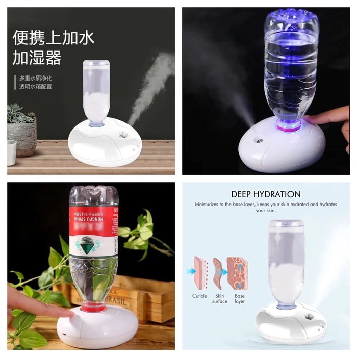 Humidifier Spray Ultrasonic Aroma Diffuser Humidifier Air Purifier - Bottle-1