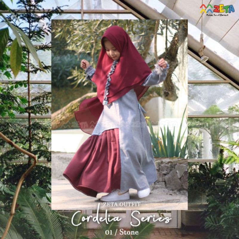 GAMIS ANAK CORDELIA BY ZETA | PAKAIAN WANITA MUSLIMAH | FASHION WANITA TERBARU