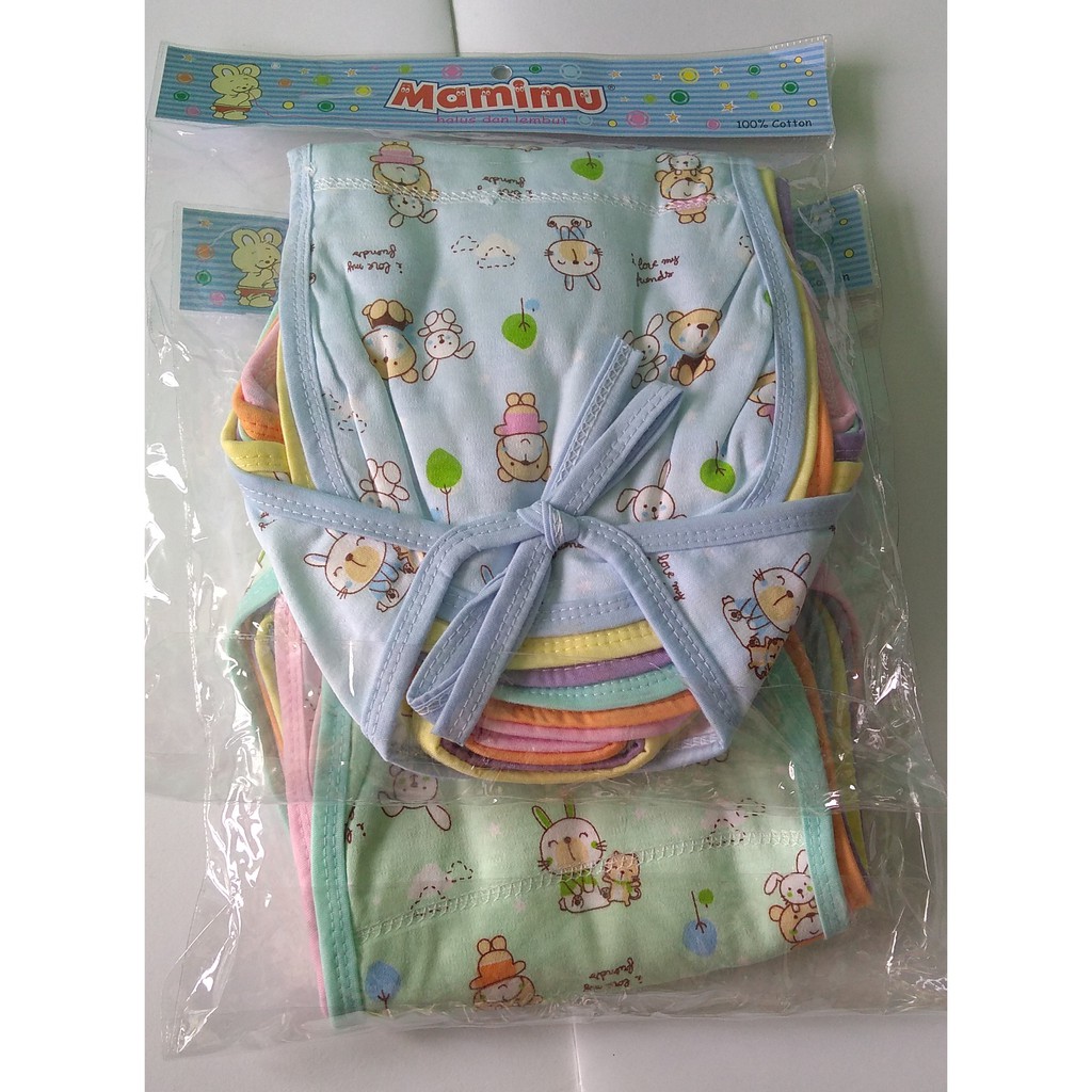 Mamimu Popok bayi motif putih / warna