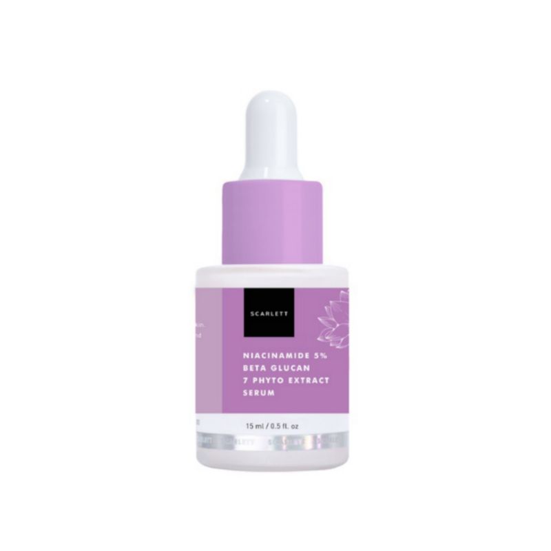 SCARLETT Niacinamide 5% Beta Glucan 7 Phyto Extrac T Serum 15ml.