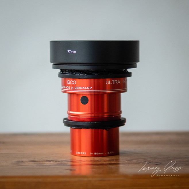 lensa manual potrait isco ultra star HD plus 80mm bisa infinity langsung adaptasi ke semua mount