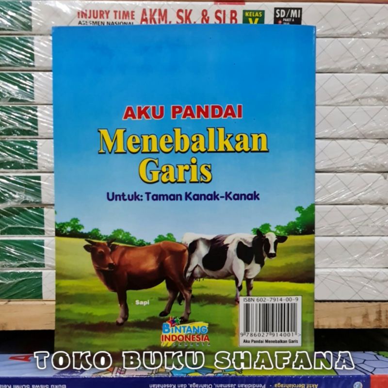 Buku Aku Pandai Menebalkan Garis Untuk Taman Kanak-Kanak