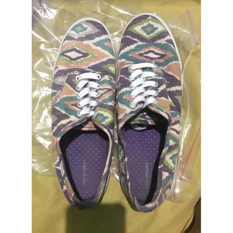 Sneakers Pastel Pattern City Sneaks Payless PRELOVED