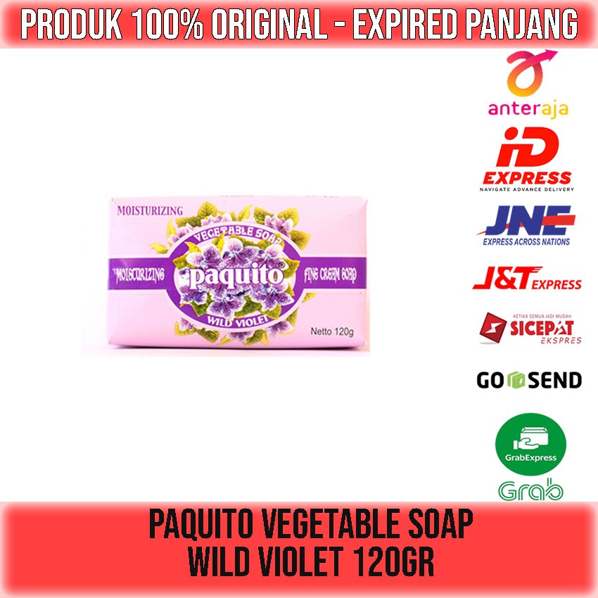 PAQUITO SABUN BATANG VEGETABLE SOAP 120gr