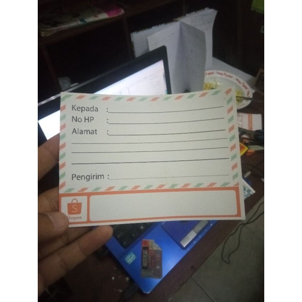 

Label Stiker pengiriman