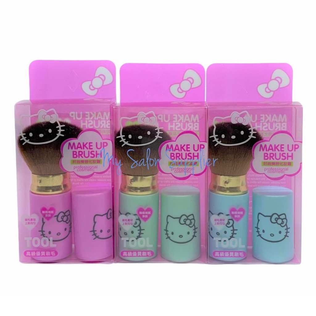 Kuas Blush On / Finishing Make up Brush Dorong Hello Kitty Tinggi