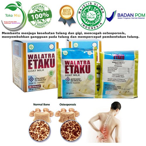 

Susu Walatra ETAKU GOAT Milk Atasi OSTEOPOROSIS ASLI