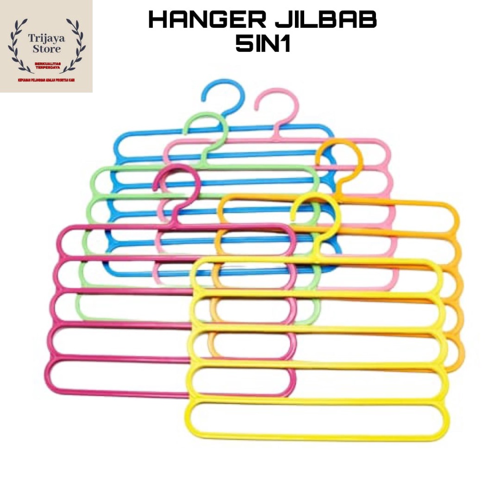 Trijaya . gantungan 5in1 magic hanger multifungsi