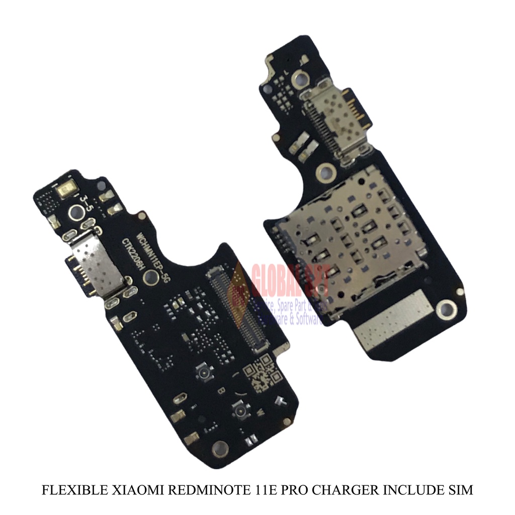 FLEXIBLE XIAOMI REDMINOTE 11E PRO CONECTOR CAS INCLUDE SIMCARD / NOTE 11E PRO KONEKTOR CHARGER