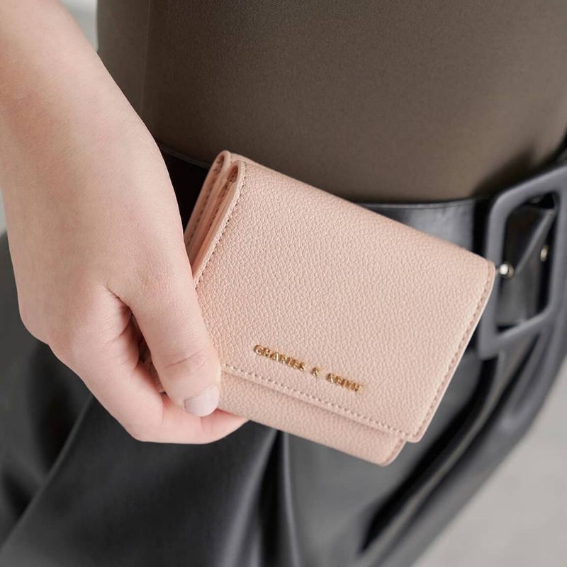 CK Mini Snap-Button Small Wallet