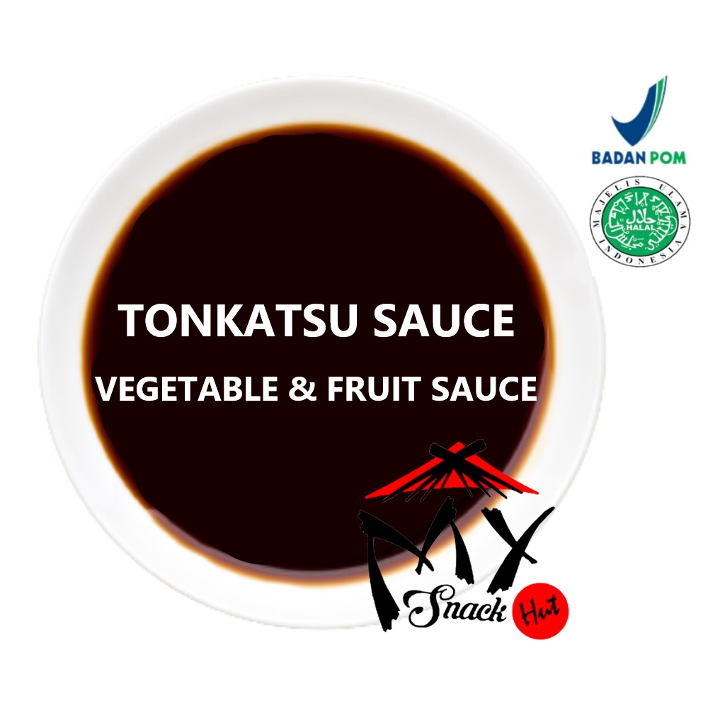 TONKATSU SAUCE 50GR - SAUS SAOS SOS SAYUR DAN BUAH JEPANG - JAPANESE WORCESTERSHIRE BEEF CUTLETS KATSU VEGETABLE FRUITS HALAL