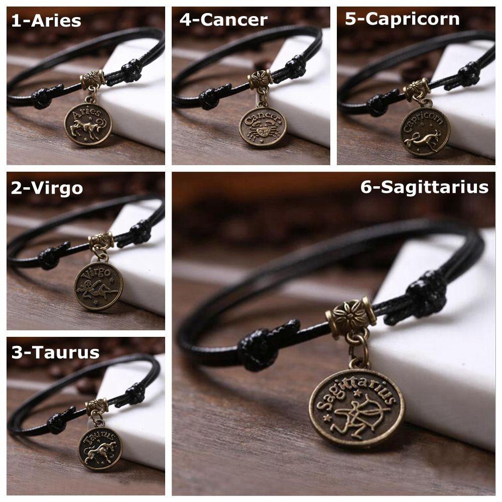 Top Constellation Anklet Hadiah Persahabatan Baru Hadiah Persahabatan Hadiah Ulang Tahun Terbaik Liontin Zodiak