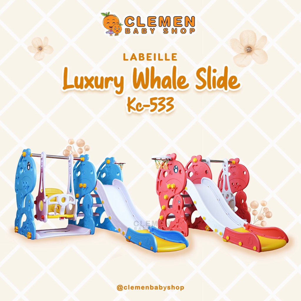 Labeille Luxury Whale Slide Kc-533 ( Perosotan Ayunan Anak )