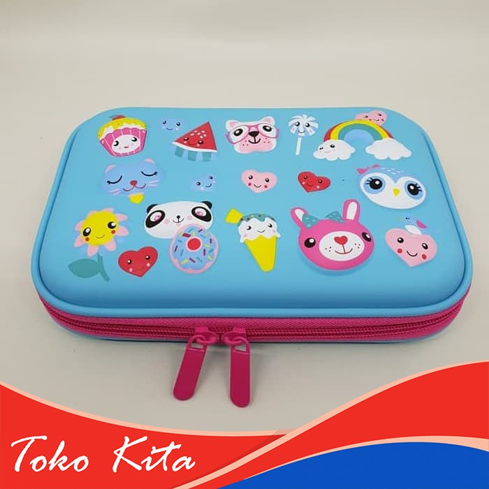 

Tempat pensil dan alat tulis Smiggle 3D Waterproof