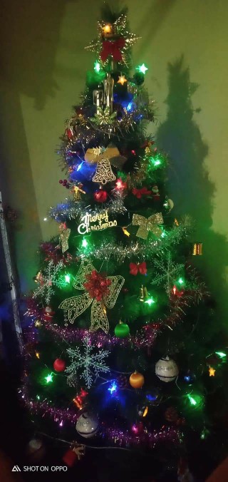 1,5 Meter Pohon Natal Hijau Salju Emas 6 Feet 180 Cm Murah 1,8m M Fit 150 5aa 6aa 7aa 6c 6s 7s 4aa F