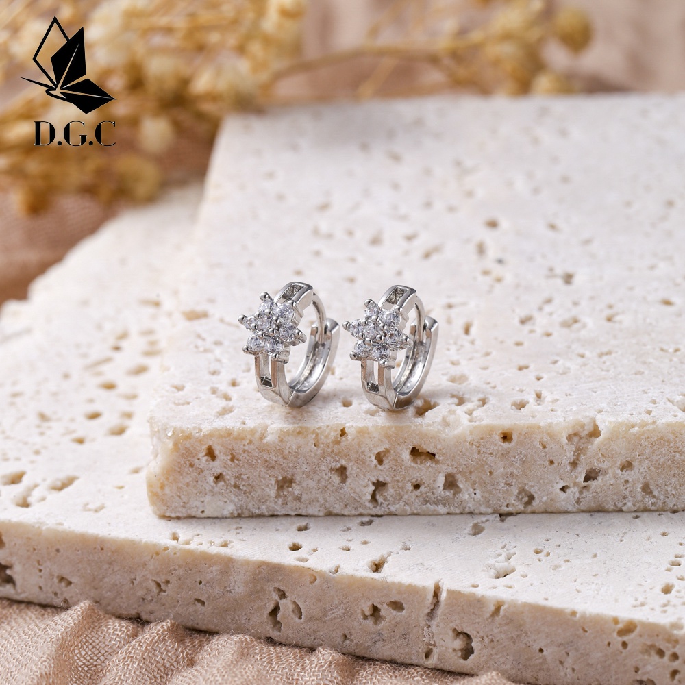 D.G.C✨COD Anting Titanium Korea Tusuk Anti Karat Jepit Pesta Mewah Fashion Murah D612