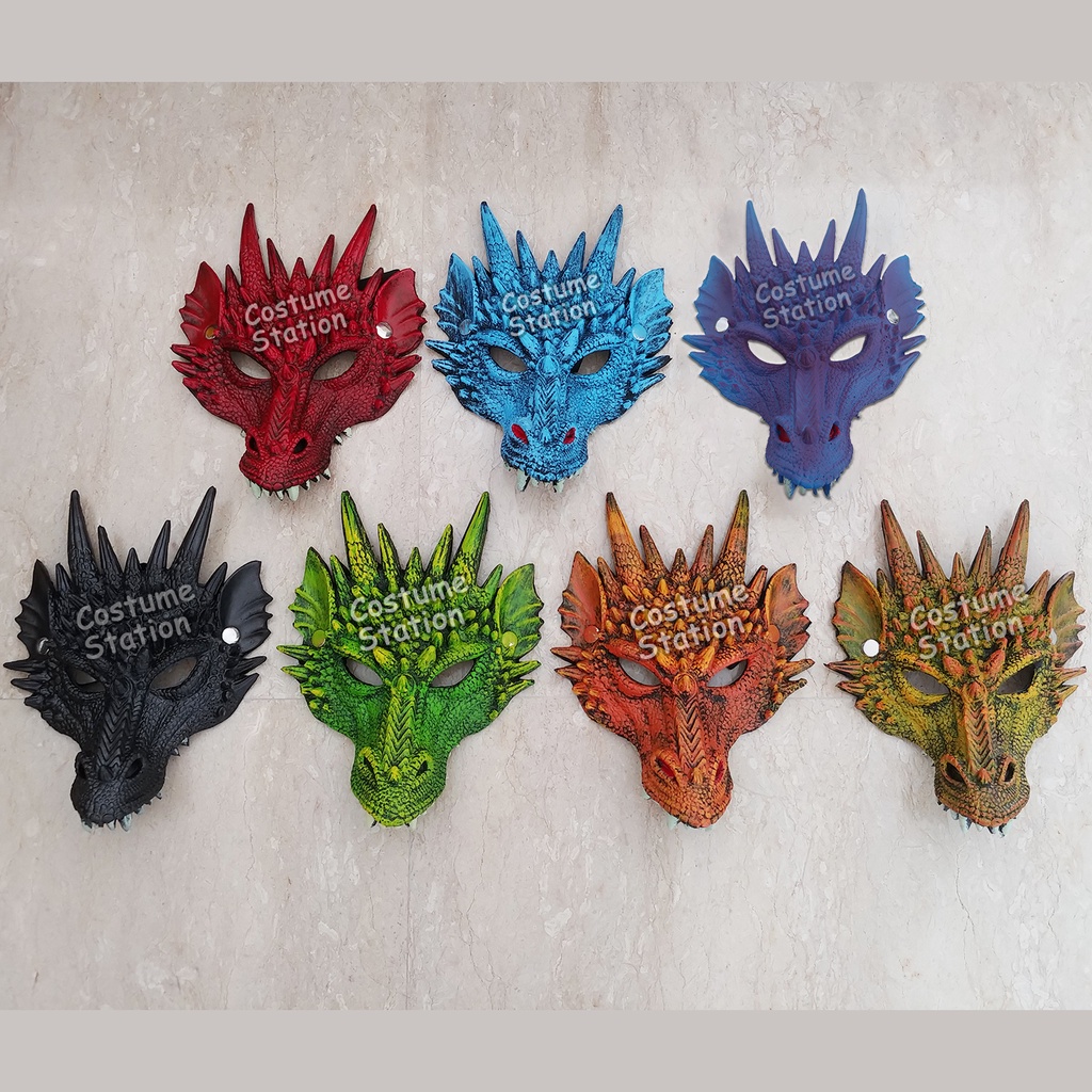 Dragon Mask / Topeng Naga Hewan Binatang Pesta Dewasa