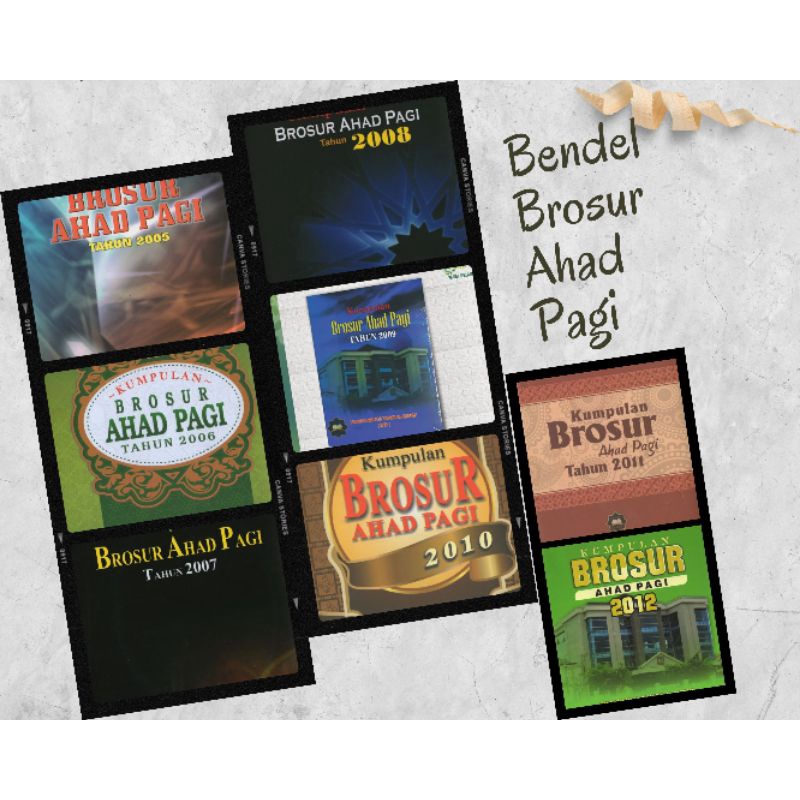 Kumpulan Brosur Ahad Pagi Tahun 2005 l 2006 l 2007 l 2008 l 2009 l 2010 l 2011 l 2012