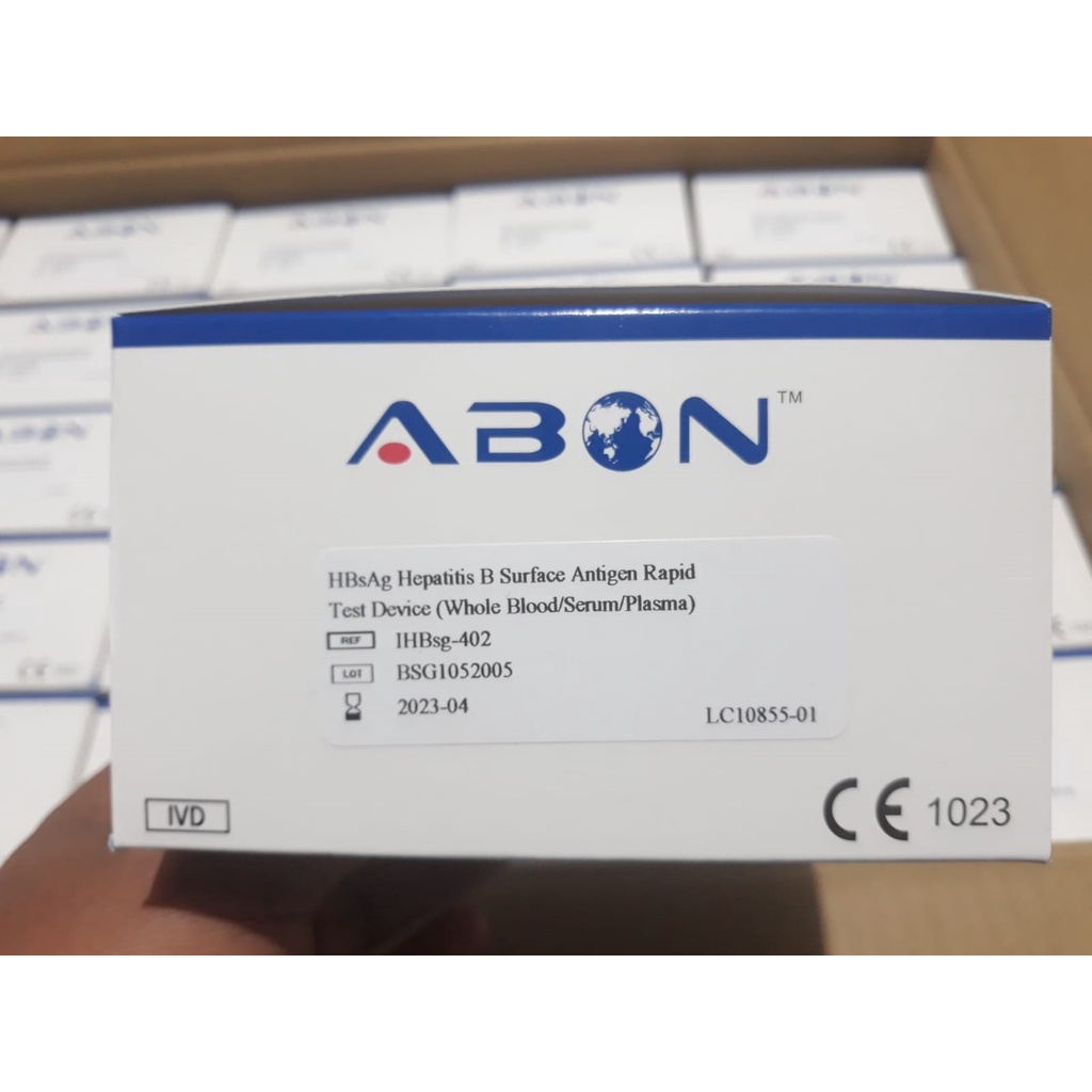 PROMO Test HbsAg Device Cassette Hepatitis B Abon Isi 40 test Murah 45480