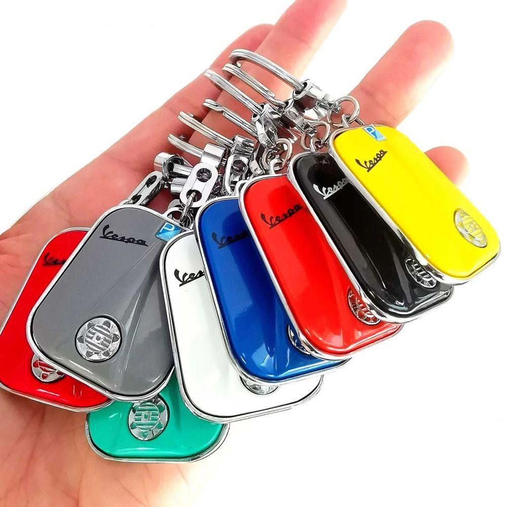 Lanfy Vespa Gantungan Kunci Aksesoris Motor Untuk Vespa PRIMAVERA Untuk Vespa GTS Key Holder Zinc alloy Scooter Key chain