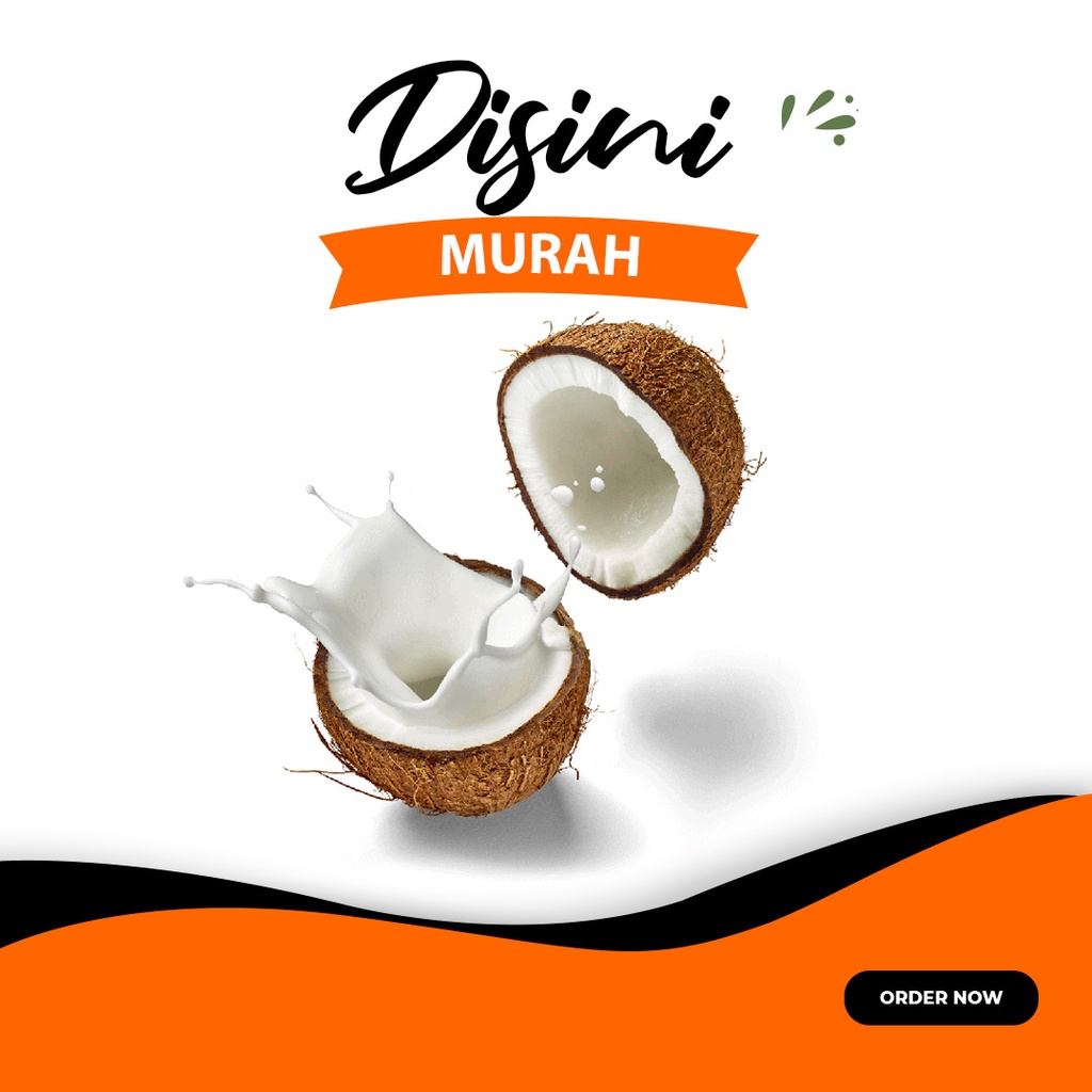 

santan kelapa per 1 buah kelapa