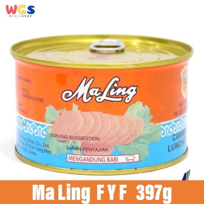 

PROMO Ma Ling Maling Premium Luncheon Meat Canned Pork 397 gr / Non Halal MURAH