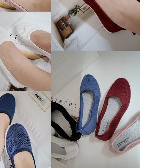 ❀ sepatu svekes sepatu impor sepatu flyknit sepatu wanita 675 ☛