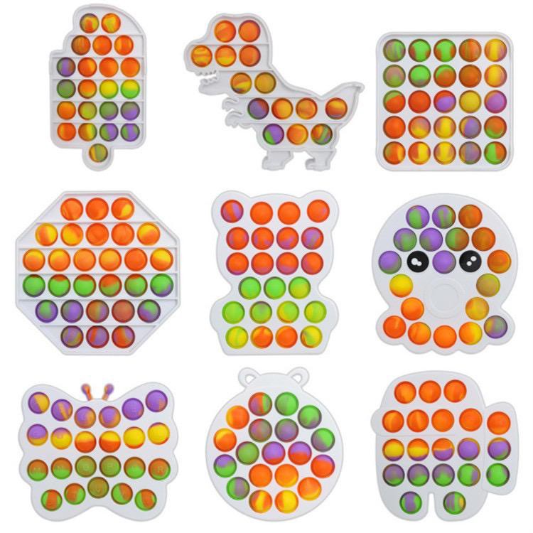 Mainan Pop It Galaxy Bahan Plastik / Fidget Push Pop It / Fidget Bubble Toys / Pop It