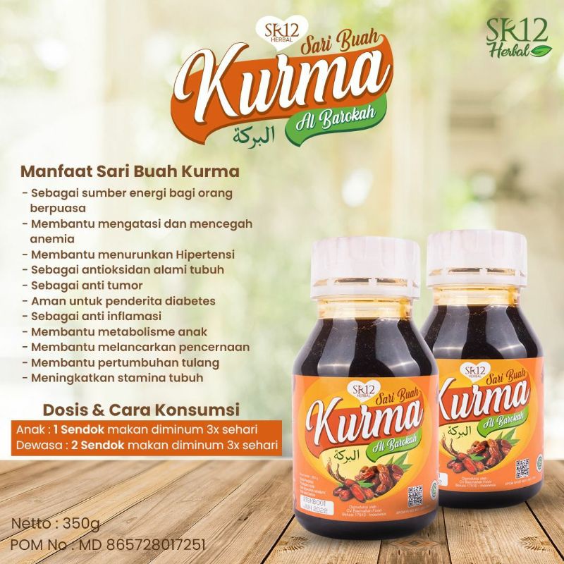 

Sari kurma SR12/terlaris/halal/BPOM/auto imun/atasi penyakit dalam & lambung & kulit & kecantikan/