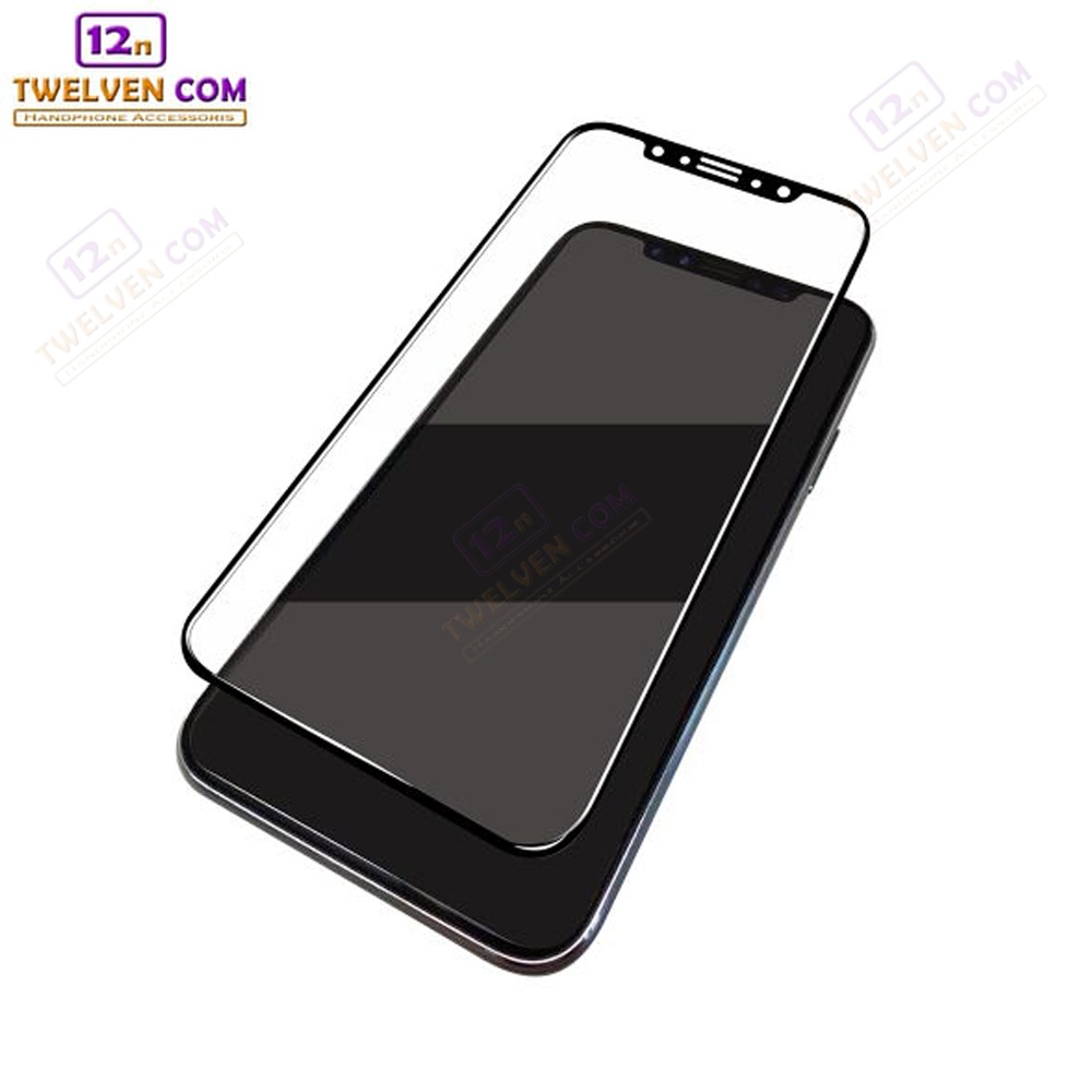 [FLASH SALE] zenBlade 5D Full Cover Tempered Glass iPhone XS - Hitam