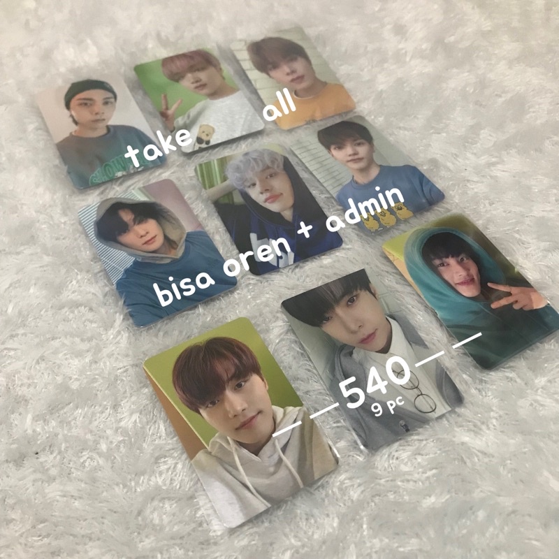 mark hoodie ijo, jaehyun hoodie slow acid pc autumn set (9pcs)