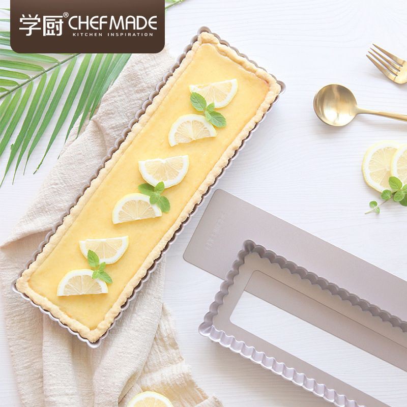 Chefmade Non-Stick 14inch Rectangular Pie Tray Tart Tray Baking Mold wk9831