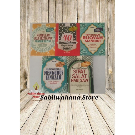 Paket 5 Buku Saku Hijrah Bareng Kuy/Shalat/Doa Mustajab/Ruqyah/Dll Buku Pegangan Mudah Di Bawa Keman