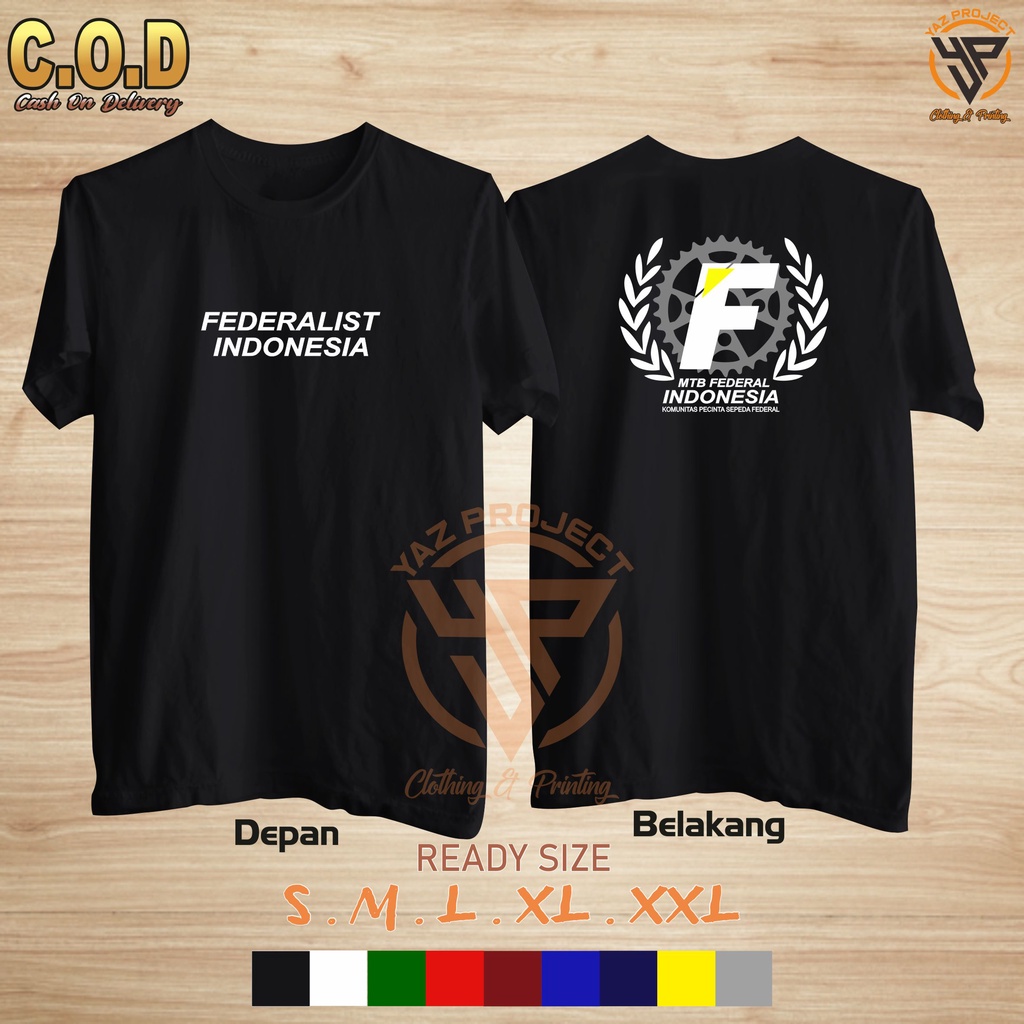 KAOS BAJU FEDERAL / KAOS SEPEDA / KAOS FEDERAL INDONESIA #8