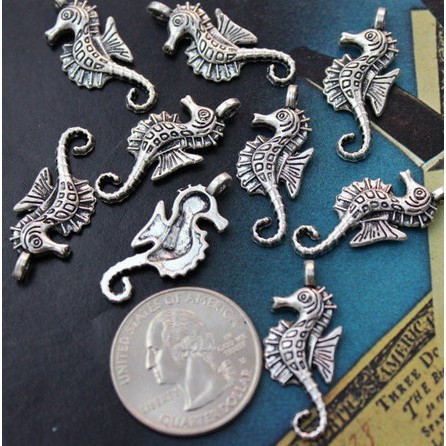 Seahorse Shapes Charms - Charm Bentuk Kuda Laut (10pcs)