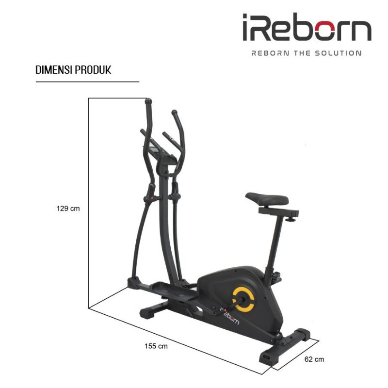 elliptical bike ancona ireborn sepeda statis