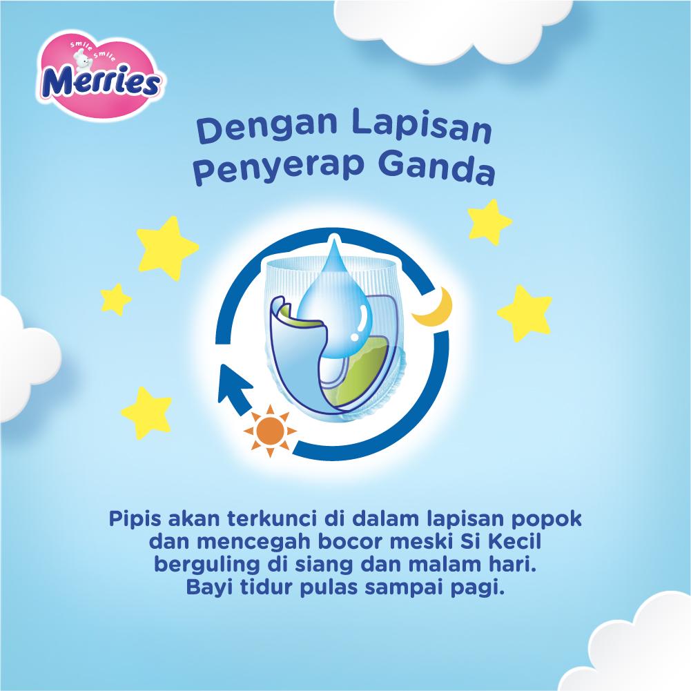 Merries Premium Popok Bayi Celana XXL 26 Twinpack