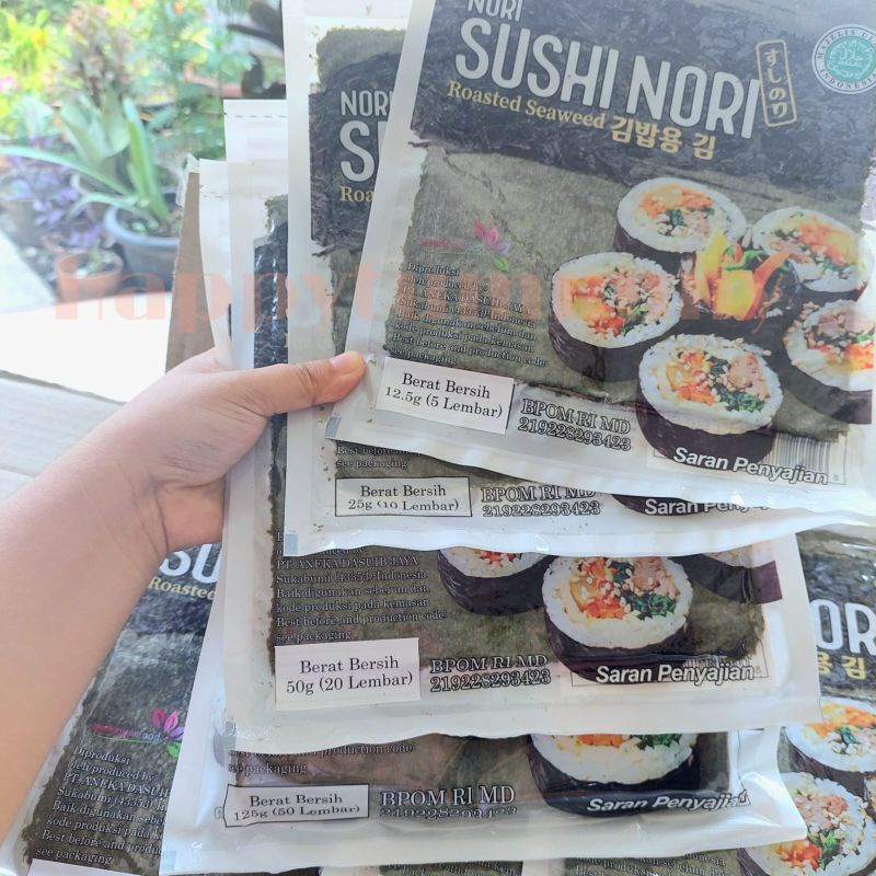 HPT - JAVA SUSHI NORI Rumput Laut Kimbap Seaweed Halal MUI