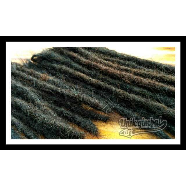 Rambut gimbal sambung asli isi 35 pcs