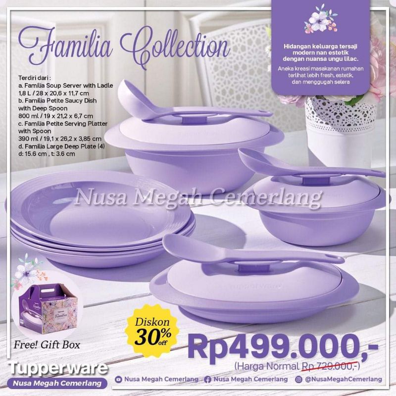 familia collection Tupperware