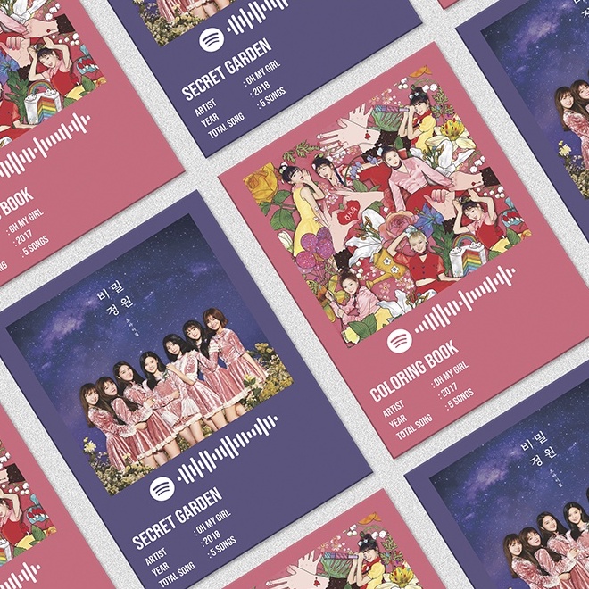 Kpop Spotify Poster A5 - Oh My Girl