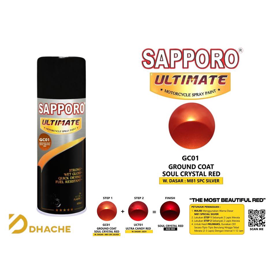 Cat Semprot Sapporo Ultimate GC01