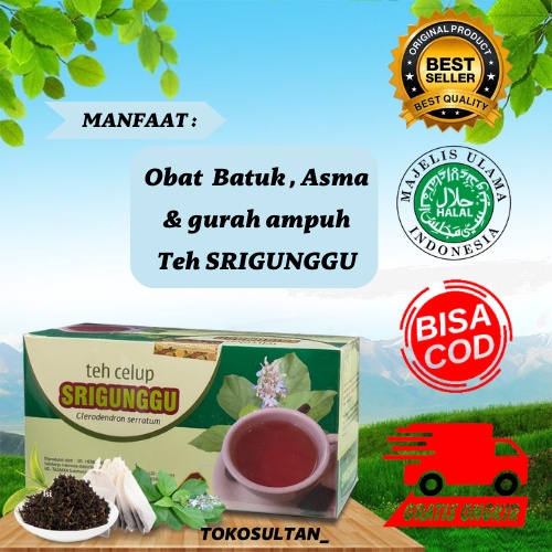 

Obat Gurah Penghilang Lendir , Batuk Berdahak Batuk Berat dan Batuk ringan dengan Teh Herbal Srigunggu Tazakka ORIGINAL