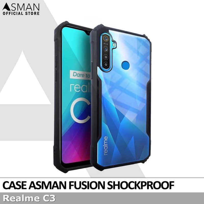 Asman Fusion Realme C3 Case Premium Amor Acrylic