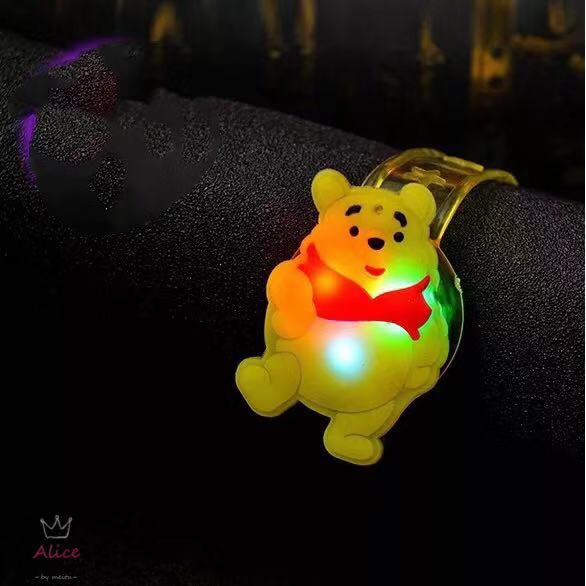 (COD) Gelang tangan anak berbagai macam karakter kartun lucu lampu kerlap kerlip flash LED