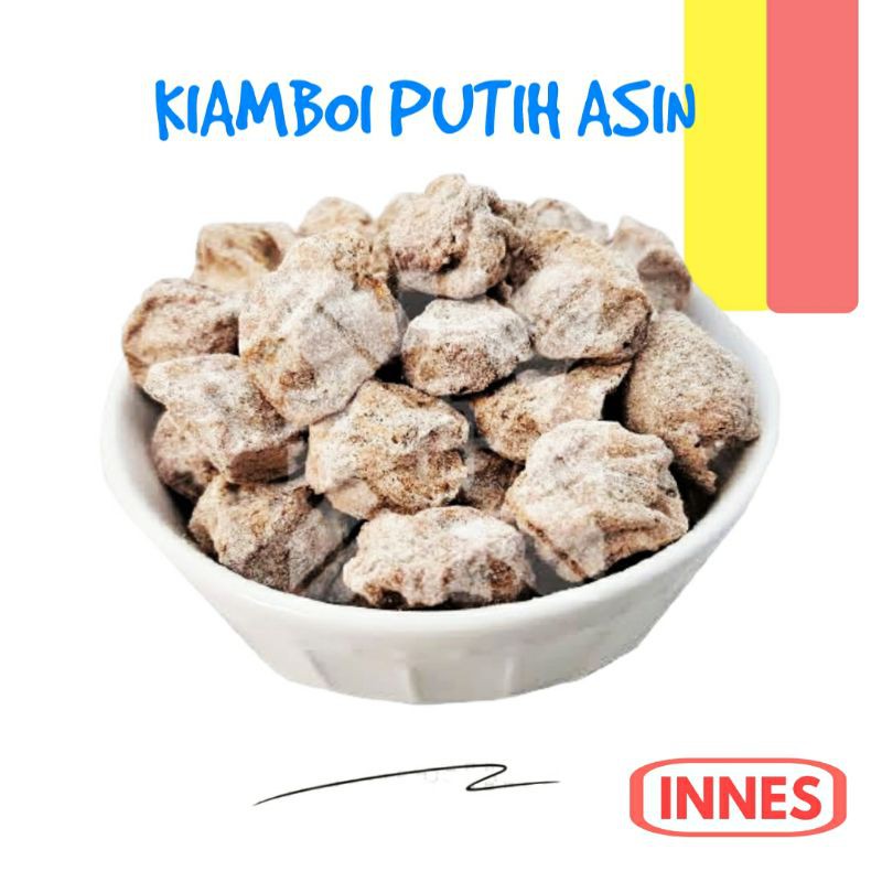 

Plum Putih Kering By Innes / Kiamboy Putih Kiamboi Asin 250Gr